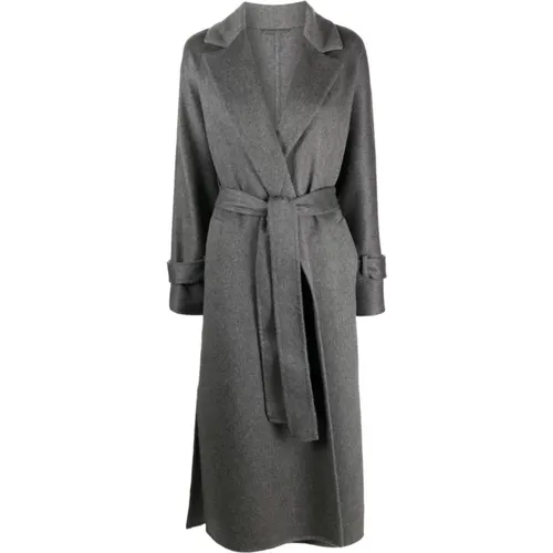 Elegant Grey Coats , female, Sizes: XS, S - BRUNELLO CUCINELLI - Modalova