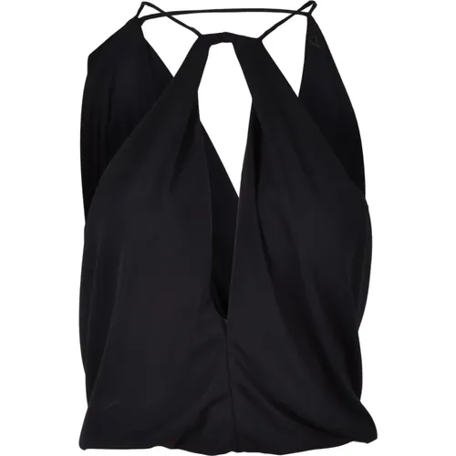 Polyester Top , Damen, Größe: L - Dondup - Modalova