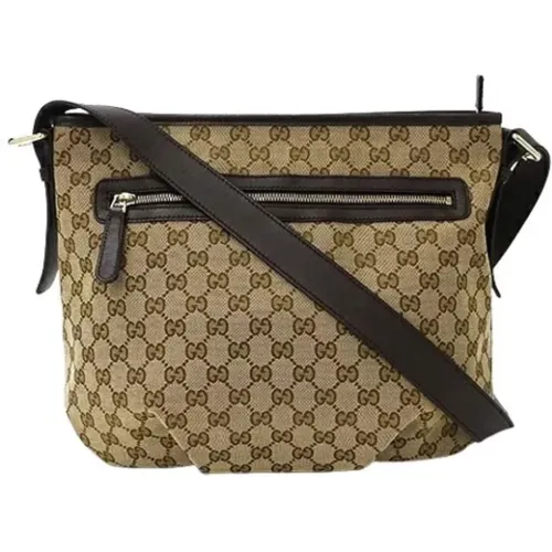 Pre-owned Canvas shoulder-bags , female, Sizes: ONE SIZE - Gucci Vintage - Modalova