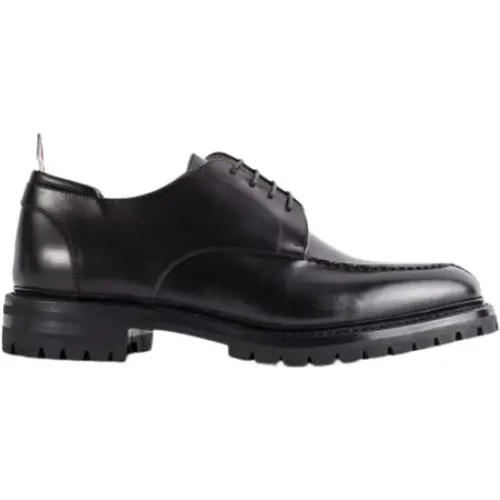 Leather Derby Apron Shoes , male, Sizes: 8 UK, 7 UK - Thom Browne - Modalova