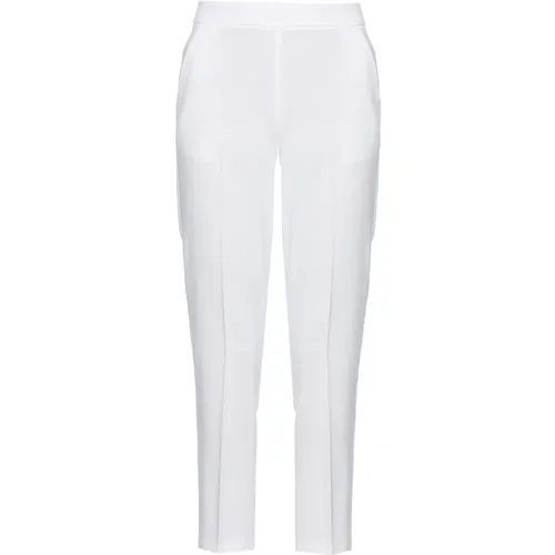 Flare-fit stretch crepe trousers , female, Sizes: XS, 2XL, M, 2XS - pinko - Modalova