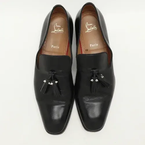 Pre-owned Leather flats , male, Sizes: 11 UK - Christian Louboutin Pre-owned - Modalova