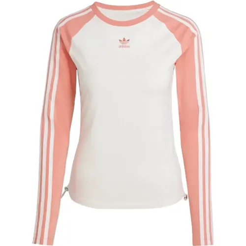 Stylisches Langarmshirt , Damen, Größe: M - Adidas - Modalova