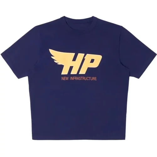 HP FLY SS TEE Size: XL, colour: Navy , male, Sizes: S, M - Heron Preston - Modalova