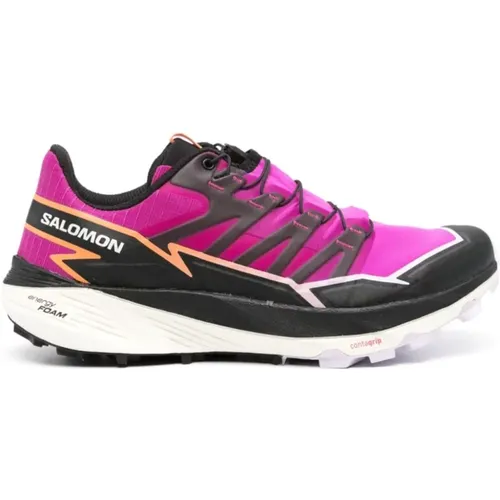 Textured Finish Sneakers , female, Sizes: 6 1/2 UK - Salomon - Modalova