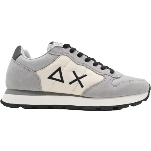 Casual Sneakers in Light Grey , male, Sizes: 10 UK, 9 UK, 6 UK, 7 UK, 8 UK - Sun68 - Modalova