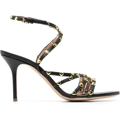 Elegant High Heel Sandals , female, Sizes: 6 UK, 7 UK, 4 1/2 UK, 3 UK, 5 UK, 4 UK - Moschino - Modalova