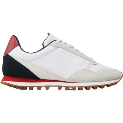 Elevated Leather Mix Runner Sneakers - Tommy Hilfiger - Modalova