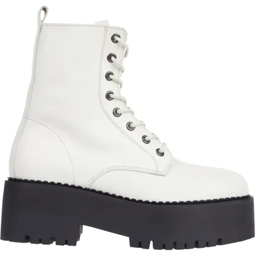 Zip-Up Ankle Boots , female, Sizes: 5 UK, 6 UK, 4 UK, 7 UK, 3 UK, 8 UK - Tommy Jeans - Modalova