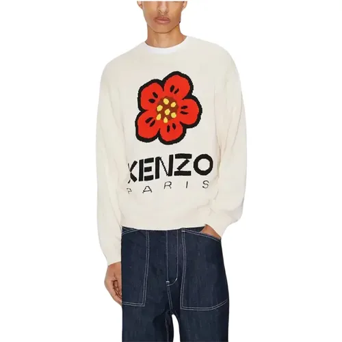 Floral Boke Pullover , male, Sizes: M, L - Kenzo - Modalova