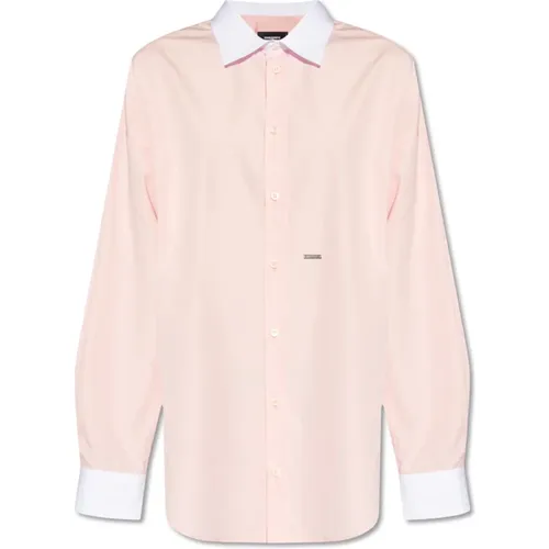 Cotton shirt , female, Sizes: 2XS - Dsquared2 - Modalova