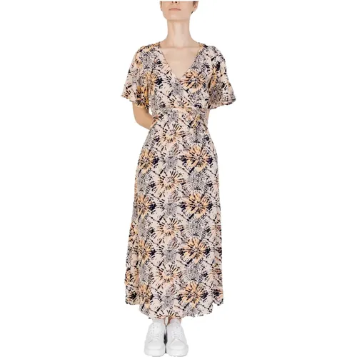 Long Wrap Woven Dress , female, Sizes: XS, M, XL, S, L - Jacqueline de Yong - Modalova