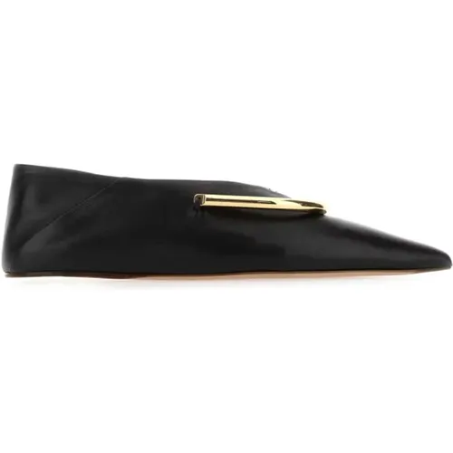 Nappa Leather Ballerinas , female, Sizes: 3 1/2 UK - Jil Sander - Modalova