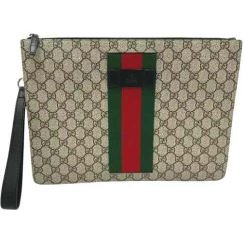 Pre-owned Canvas gucci-bags , female, Sizes: ONE SIZE - Gucci Vintage - Modalova