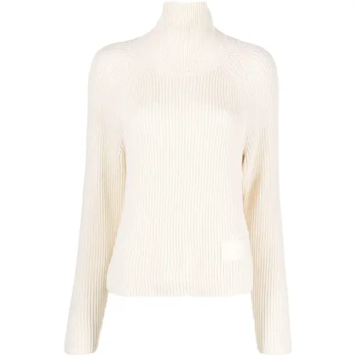 Casual Cotton Wool Sweater , female, Sizes: S, L - Ami Paris - Modalova