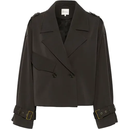 Cropped Sillemw Jacket with Cool Details , female, Sizes: 2XL - My Essential Wardrobe - Modalova