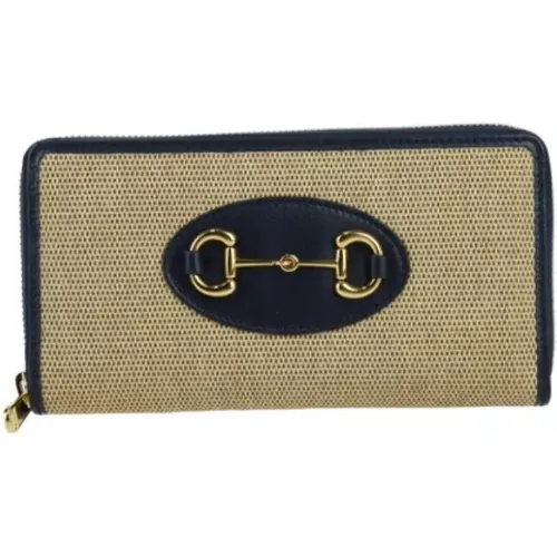 Pre-owned Canvas wallets , female, Sizes: ONE SIZE - Gucci Vintage - Modalova