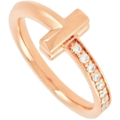 Pre-owned Rose Gold rings , female, Sizes: ONE SIZE - Tiffany & Co. Pre-owned - Modalova