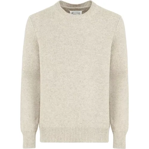 Knit Round-Neck Sweater , male, Sizes: M, S, L - Maison Margiela - Modalova