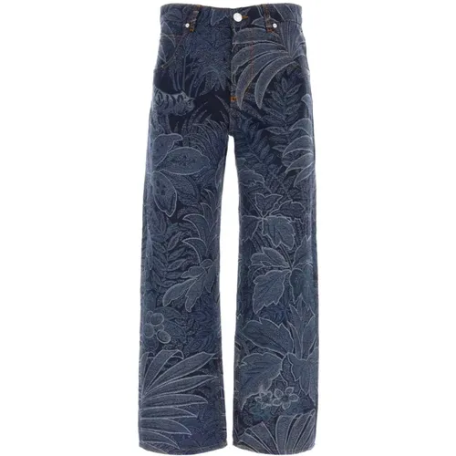 Stylische Bestickte Denim Jeans , Herren, Größe: W32 - ETRO - Modalova