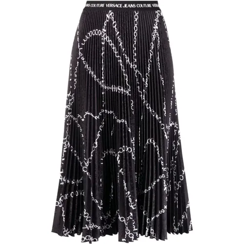 Midi Skirt - Stylish and Comfortable , female, Sizes: M - Versace Jeans Couture - Modalova