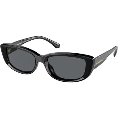 Frame Dark Gray Lens Sunglasses , unisex, Sizes: 54 MM - Michael Kors - Modalova