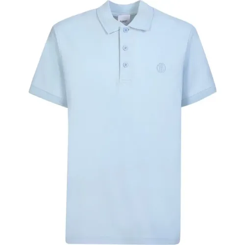 Sky Circle Logo Polo Shirt , male, Sizes: S, L, M, XL - Burberry - Modalova