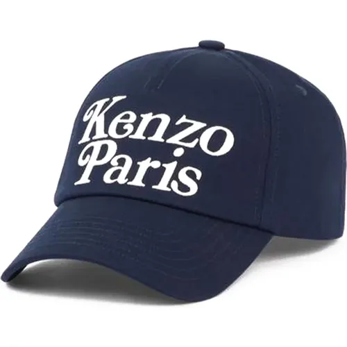 Cotton Utility Cap - Streetwear Style , male, Sizes: ONE SIZE - Kenzo - Modalova