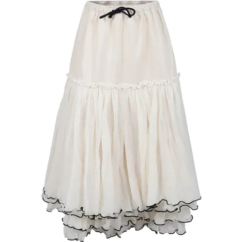 Elegant Ivory Skirt , unisex, Sizes: 6 Y, 10 Y, 4 Y, 8 Y, 12 Y - Infantium Victoria - Modalova
