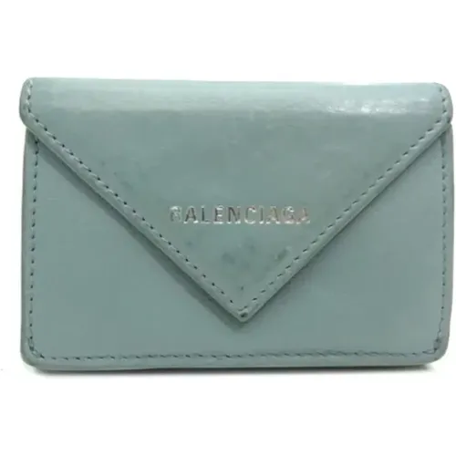 Pre-owned Leather wallets , female, Sizes: ONE SIZE - Balenciaga Vintage - Modalova