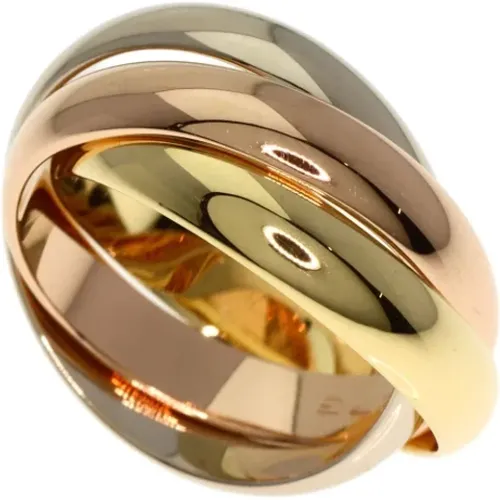 Pre-owned Rose Gold rings , female, Sizes: ONE SIZE - Cartier Vintage - Modalova