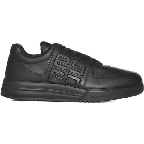 Schwarze G4 Low-Top Sneakers,Schwarze Leder Schnürschuhe - Givenchy - Modalova