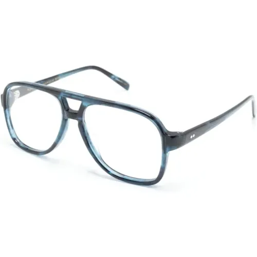 Blaue Optische Brille Stilvoll und vielseitig - Moscot - Modalova