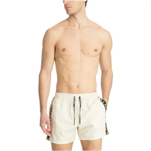 Plain Swim Shorts , male, Sizes: S - Balmain - Modalova