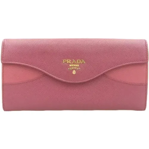 Pre-owned Leder Portemonnaies , Damen, Größe: ONE Size - Prada Vintage - Modalova