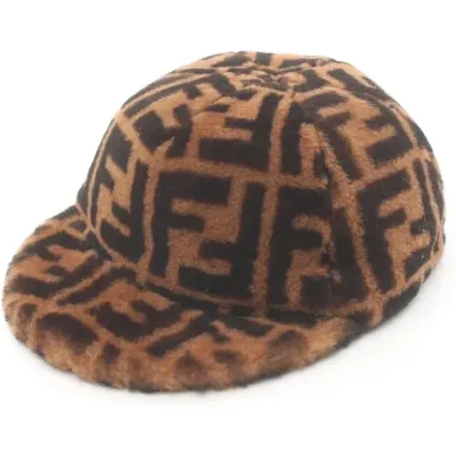 Pre-owned Wool hats , female, Sizes: ONE SIZE - Fendi Vintage - Modalova