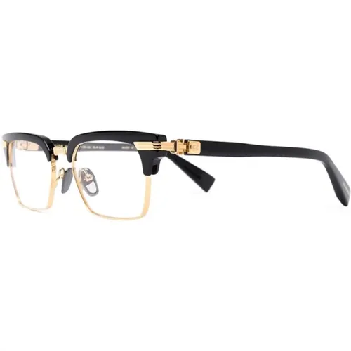 Klassische Schwarze Optische Brille - Balmain - Modalova