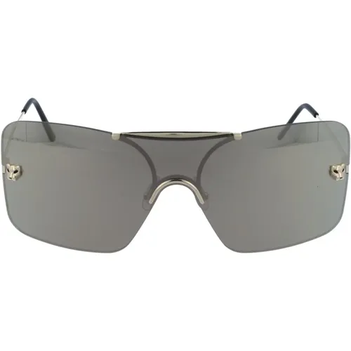 Mirror Lens Sunglasses , unisex, Sizes: ONE SIZE - Cartier - Modalova