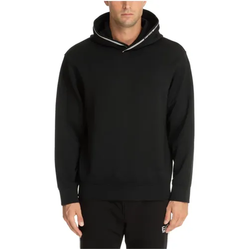 Plain Logo Hoodie , male, Sizes: L - Emporio Armani - Modalova