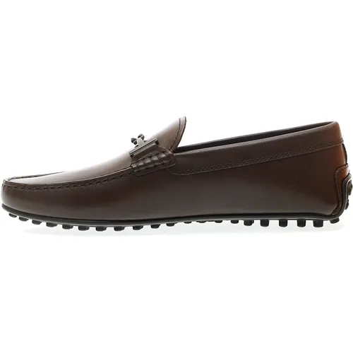 Mens Shoes Loafer Marrone Ss24 , male, Sizes: 6 1/2 UK, 6 UK, 10 UK, 9 1/2 UK, 7 1/2 UK - TOD'S - Modalova