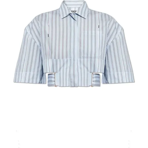 ‘Bari’ cropped shirt , Damen, Größe: M - Jacquemus - Modalova