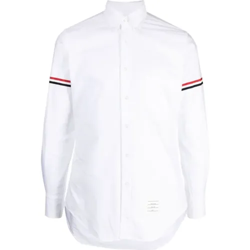 Weißes Grosgrain Oxford Hemd , Herren, Größe: XL - Thom Browne - Modalova