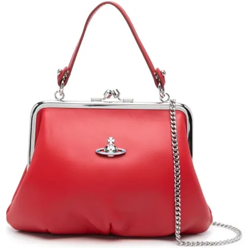 Rote Lederkette Schultertasche - Vivienne Westwood - Modalova