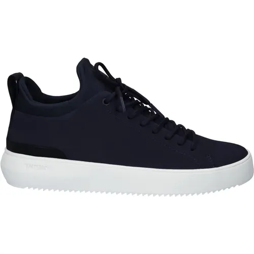 Modern Monochrom Sneaker , Herren, Größe: 43 EU - Blackstone - Modalova