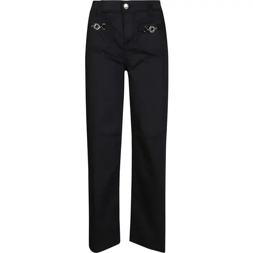 Wide Trousers , female, Sizes: W29, W33, W24, W25, W30, W27 - Liu Jo - Modalova