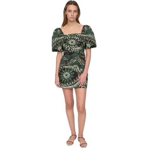Bedrucktes Drapiertes Kleid , Damen, Größe: XL - Sea NY - Modalova