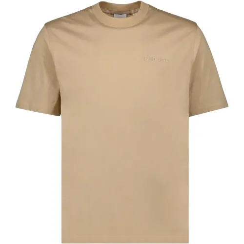 Logo Relief T-Shirt , Herren, Größe: L - Burberry - Modalova