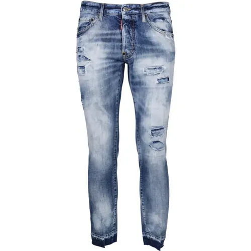 Denim Trousers , male, Sizes: XS - Dsquared2 - Modalova