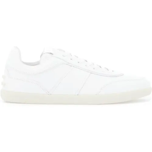 Glattes Kalbsleder Sneaker Tabs - TOD'S - Modalova