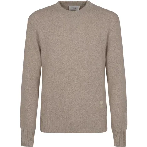 Luxurious Crewneck Sweater , male, Sizes: S - Ami Paris - Modalova